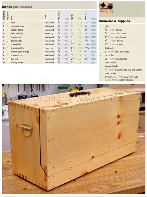 metal tool box plans blueprints|wooden tool box plans.